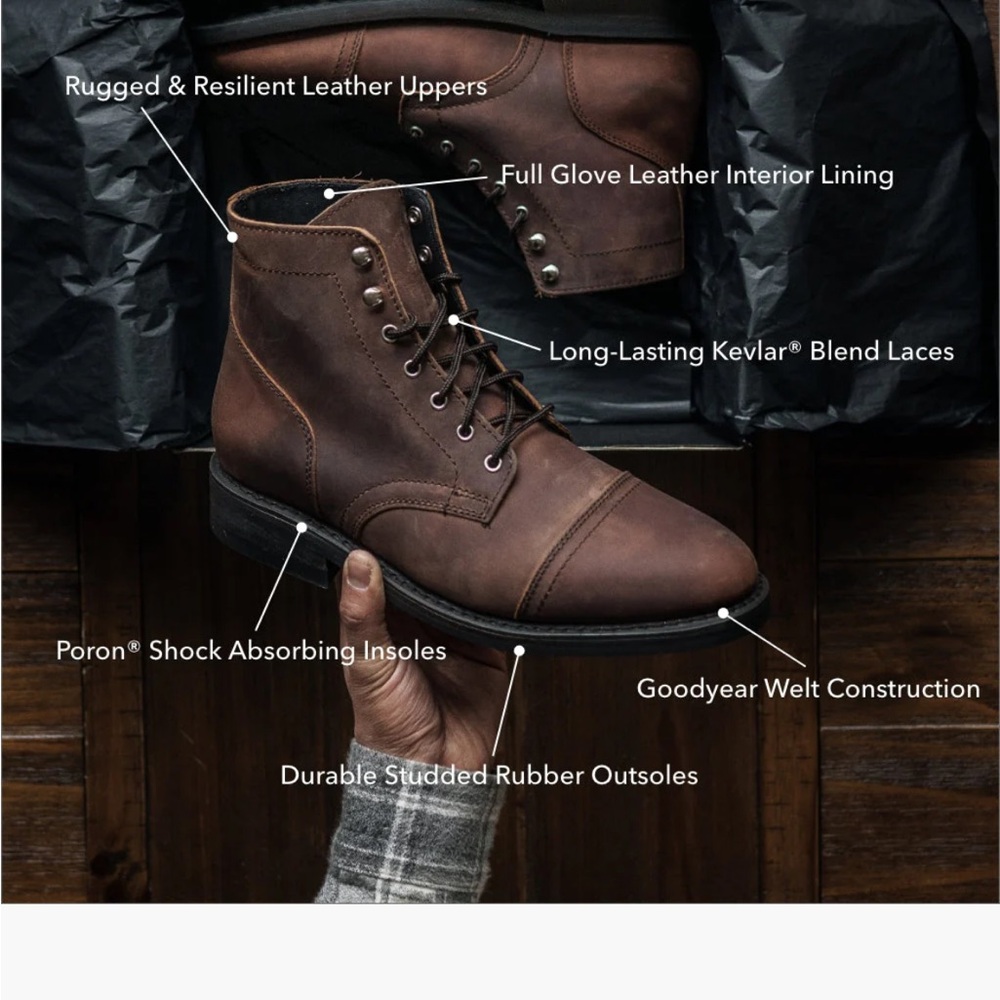 Thursday Boot Company- the Captain size 8.5